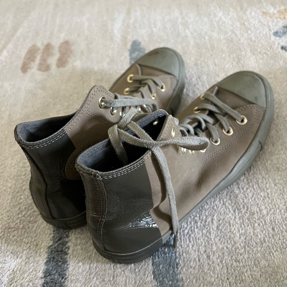 Chuck Taylor All Star High 'Blocked Nubuck - Dark Stucco River Rock' Men’s 8